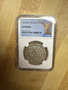 1964 Mo Mexiko Silber Peso - NGC bewertet original - Bild 1 von 2