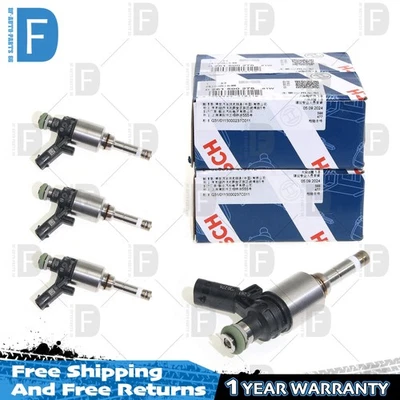 4PCS BOSCH Fuel Injectors Nozzles for VW Golf Passat AUDI A3 A4 A5 TT 1.8 TFSI Foto 1 de 4
