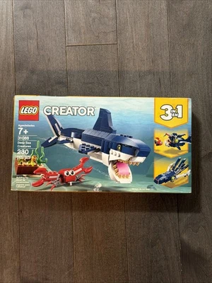 *BRAND NEW* Lego Creator 3in1 Deep Sea Creatures Shark Set #31088 RETIRED! - Image 1 of 4