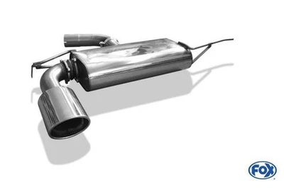 FOX Komplettanlage ab Kat VW Scirocco 13 1.4l TSI 2.0l TDI 1x129x106mm oval - Bild 1 von 4