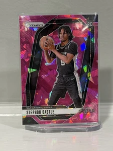 Stephon Castle 2024-25 Panini Prizm #234 Pink Ice Prizm Rookie RC Spurs S-3 - Picture 1 of 3