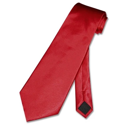 Corbata de cuello Covona lisa arándano color rojo oscuro para hombre Foto 1 de 2