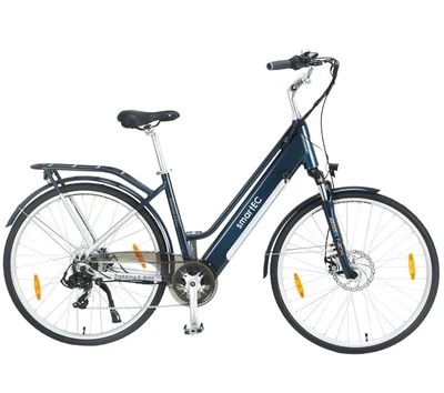 SMARTEC E-Bike 28 Zoll 48cm 468Wh Scheibenbremse 36V 250W Hinterradmotor Elektrofahrrad