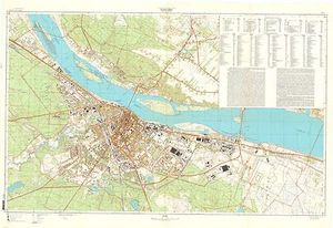 Russian Soviet Military Topographic Map - WLOCLAWEK (Poland). 1:10 000, ed.1986 - Picture 1 of 3