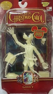 Disney Mickey's Christmas Carol Goofy Marley's Ghost Figure Glow In The Dark. - Picture 1 of 6