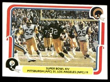 1980  Fleer Team Action Franco Harris #70 Super Bowl XIV Steelers / Rams