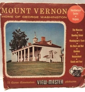 Vintage View-Master, Mount Vernon, Home of George Washington #76 SEALED 1956 - Picture 1 of 6
