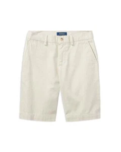 NWT Polo Ralph Lauren Boys' Basic Sand Straight Fit Chino Shorts 18 ymy0223 - Picture 1 of 1