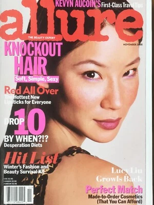 Lucy Liu:  Cover Allure Magazine November 2000 - Image 1 of 4