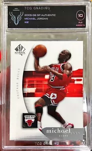 2005-06 SP Authentic Michael Jordan Card #12 Flawless TCG 10 Graded - Picture 1 of 1