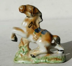 Horse Pony Colt Figurine Rearing Ceramic Porcelain Hand Painted Japan Great Item - Picture 1 of 1