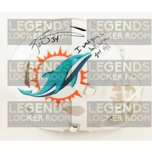 Ricky Williams Signed Dolphins Full-Size Authentic On-Field Speed Helmet - Picture 1 of 4