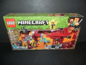 LEGO 21154 ~ MINECRAFT - THE BLAZE BRIDGE - 372 Pcs. NEW Sealed Box ~ Free Ship - Picture 1 of 8