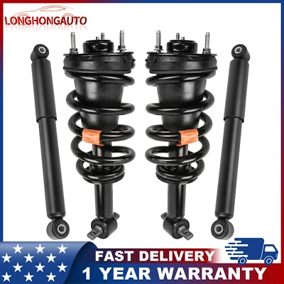 Front & Rear Shocks Struts Absorbers For Chevrolet Tahoe GMC Yukon XL 5.3L 6.2L - Image 1 of 4