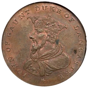 (1790s) D&H-54 NGC MS 63 RB LANCASHER - LANCASTER Conder Token 1/2P - Picture 1 of 3
