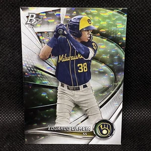 Ice 🚨2022 Bowman Platinum Prospects Eduardo Garcia Milwaukee Brewers Rookie #88 - Picture 1 of 2