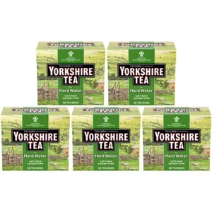 Yorkshire Tea for Hard Water 400 (5 x 80) Tea Bags - Picture 1 of 3
