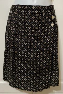 De colección Mujeres Bobbie Brooks Negro Culottes/Skort/Envoltura Falda Dividida Hasta la Rodilla S Foto 1 de 4