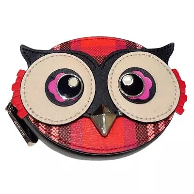 Kate Spade NEW YORK Owl Shaped Face Pouch Purse Coin Case Bag Charm With BOX • 147€
