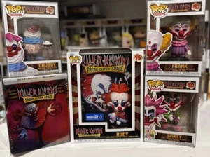 KILLER KLOWNS FROM OUTER SPACE Cult 80s LE FUNKO POP SET & Sold Out 4K STEELBOOK - Picture 1 of 16