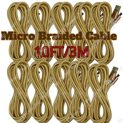 Сверхпрочный Micro USB быстрое зарядное устройство данных кабель шнур для Samsung Android HTC LG лот - Изображение 1 из 4