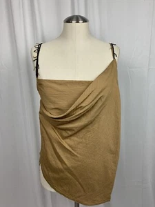 Zara Women’s Boho Wrap Tank Top Beaded Straps Open Side Size Festival M - Picture 1 of 12