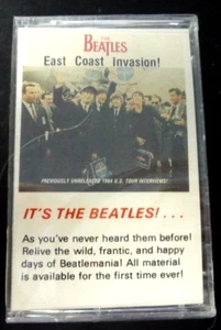 The Beatles -East Coast Invasion Cassette Tape Brand New Sealed 1989 Rare - Picture 1 of 2