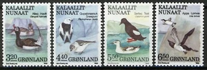 Groenlandia 1989, Juego Aves (III) en estado bastante bueno MNH, Mi 191-94 gato 9€ - Imagen 1 de 1