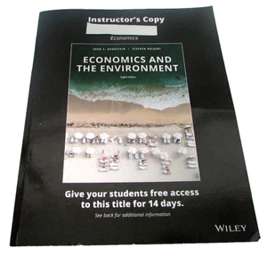 Economics And The Environment E Goodstein S Polasky 2017 8th Instructor Edition - Picture 1 of 4