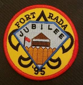 Fort Rada Jubiläum 1995 Pfadfinder Aufnäher 3" rund. 0125 - Bild 1 von 3