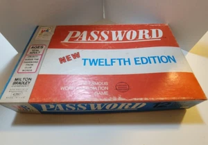 Password Game 1962 Twelfth Edition Milton Bradley Company 4260 Clue Vintage - Picture 1 of 16