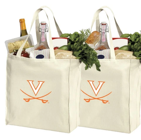 UVA Reusable Shopping Tote 2pc Set University of VirginiaMOTHER'S DAY GIFT Cover