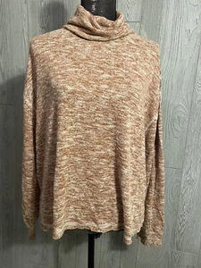 Prenda para el torso Universal Threads para mujer, talla extra grande, óxido naranja marmolada, rayón, cuello - Imagen 1 de 9