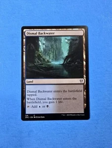 1x Dismal Backwater Zendikar Rising Commander Mtg Magic Gathering Card Land 128 - Picture 1 of 2
