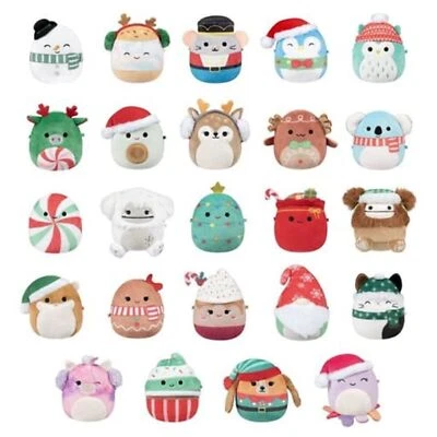 Christmas 24-Micromallows Holiday Advent Calendar 2024 Squishmallows New - Image 1 of 4