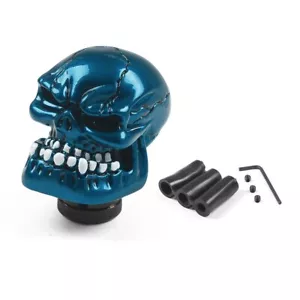 1pc Skull Shape Manual Shift Knob Car Shift Lever Head Accessories Universal - Picture 1 of 9