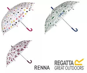 Regatta Unisex Kids Umbrella Peppa Pig Transparent Windproof Standard Size - Picture 1 of 10