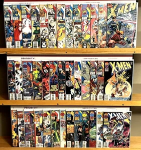 X-MEN LOT OF 81!! 1991 SERIES JIM LEE WOLVERINE ROGUE GAMBIT NEWSSTANDS #1 - Picture 1 of 24