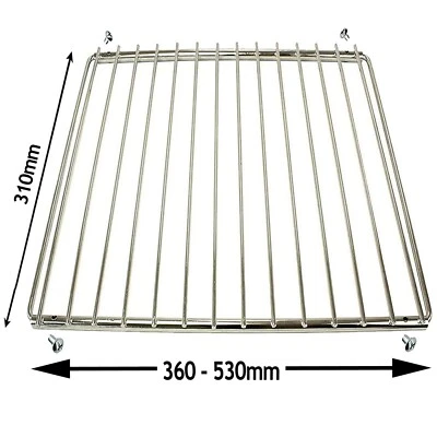 HYGENA Brazos Ajustables Extensibles Cromo Horno Cocina Estante Parrilla Estante NUEVO