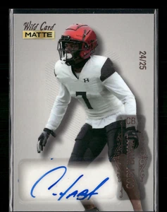 Coby Bryant 2022 Wild Card Matte Auto 54/25 - Picture 1 of 2