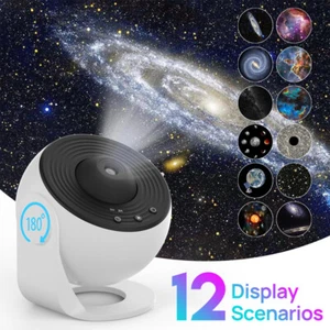 12 IN 1 LED Night Light Projector Galaxy Starry 3D Star Sky Ocean Party Lamp - Picture 1 of 16