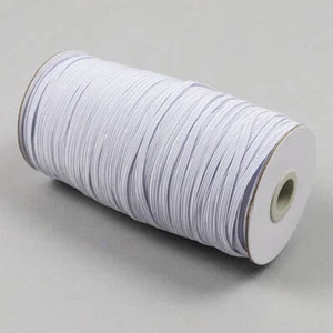 10m/2m Rubber Band, Braid, Underwear Elastic, Elastic Band White 3mm 5mm 1cm - Picture 1 of 3