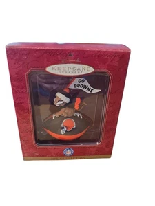 1999 Cleveland Browns Hallmark Andenken Tammy Haddix Weihnachtsschmuck  - Bild 1 von 6
