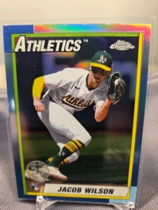 Jacob Wilson 2025 Topps Chrome #90CB-18 🔥 RC 1990 🔥 A's Athletics Rookie - Picture 1 of 1