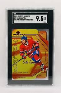 2021-22 Upper Deck MVP Cole Caufield Colores y Contornos Novato 6/250 SGC 9.5 - Imagen 1 de 6