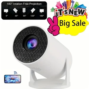 5G 4K Projector Smart HD LED WiFi Bluetooth HDMI USB Android Office Home Theater - Picture 1 of 8