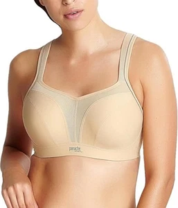 Sujetador deportivo Panache Sport 32(G) Latte con aros estilo 5021 nuevo con etiquetas - Imagen 1 de 6