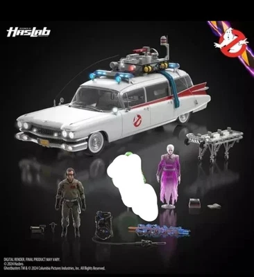 Ghostbusters Plasma Ectomóvil Base Haslab Ecto-1 Biblioteca Ghost Tully SIN Delgado Foto 1 de 2