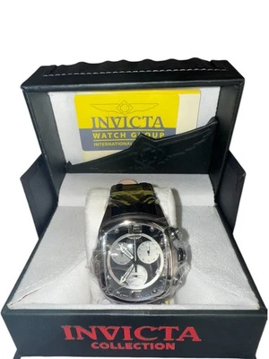 Invicta 0615 Reloj Hombre Peso Pesado Dial Correa Cuero para Hombre, Nuevo con Etiqueta Foto 1 de 4