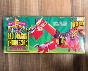 Vintage MMPR Power Rangers RED DRAGON THUNDERZORD 1994 Bandai Open Box Komplett - Bild 1 von 9